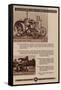 An Allis Chalmers Rumely Oil Pull Tractor-null-Framed Stretched Canvas