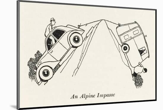 An Alpine Impasse-William Heath Robinson-Mounted Photographic Print