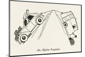 An Alpine Impasse-William Heath Robinson-Mounted Photographic Print