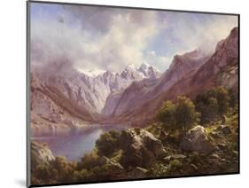 An Alpine Lake, 1867-Karl Millner-Mounted Giclee Print