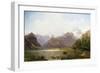 An Alpine Landscape-Anton Hlavacek-Framed Giclee Print