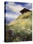 An Alpine Meadow, Switzerland-John MacWhirter-Stretched Canvas