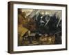 An Alpine Scene, 1874-Gustave Courbet-Framed Giclee Print