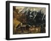 An Alpine Scene, 1874-Gustave Courbet-Framed Giclee Print