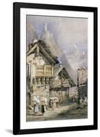 An Alpine Village-Samuel Prout-Framed Giclee Print