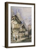 An Alpine Village-Samuel Prout-Framed Giclee Print