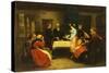 An Alsatian Wedding, 1869-Gustave Brion-Stretched Canvas