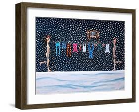 An Alternative Way to Spend Christmas,2017,-Rob Woods-Framed Giclee Print