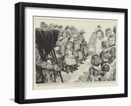 An Amateur Photographer in the East-Charles Paul Renouard-Framed Giclee Print