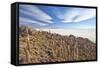 An Amazing View from the Top of the Isla Incahuasi, Salar De Uyuni, Bolivia, South America-Roberto Moiola-Framed Stretched Canvas