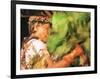 An Amazonian Indian Shaman-null-Framed Photographic Print