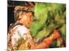 An Amazonian Indian Shaman-null-Mounted Photographic Print