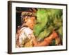 An Amazonian Indian Shaman-null-Framed Photographic Print