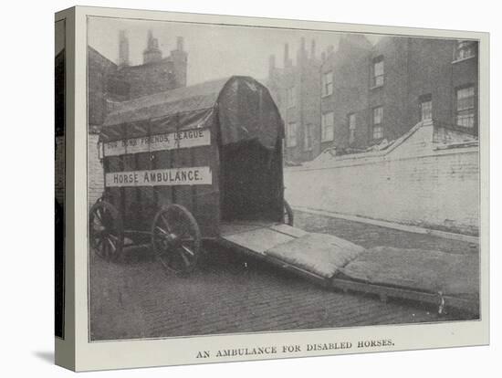 An Ambulance for Disabled Horses-null-Stretched Canvas