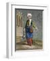 An Ambulant Barber, Plate 58-Jean Baptiste Vanmour-Framed Giclee Print