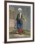 An Ambulant Barber, Plate 58-Jean Baptiste Vanmour-Framed Giclee Print