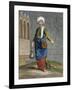 An Ambulant Barber, Plate 58-Jean Baptiste Vanmour-Framed Giclee Print