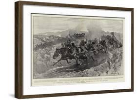 An Ambush, Four Driverless Teams Stampeding Out of Action-John Charlton-Framed Giclee Print