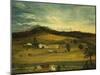 An American Farm, American School (19th Century)-John Bachman-Mounted Giclee Print