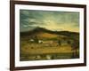 An American Farm, American School (19th Century)-John Bachman-Framed Giclee Print