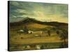 An American Farm, American School (19th Century)-John Bachman-Stretched Canvas