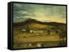 An American Farm, American School (19th Century)-John Bachman-Framed Stretched Canvas