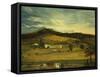 An American Farm, American School (19th Century)-John Bachman-Framed Stretched Canvas