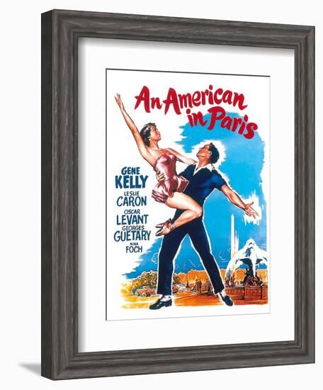 An American In Paris, 1951, Directed by Vincente Minnelli-null-Framed Giclee Print