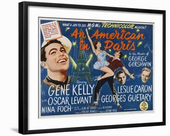 An American in Paris 1951-null-Framed Giclee Print