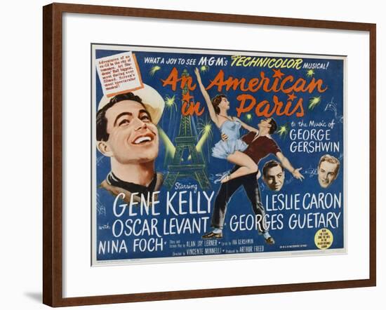 An American in Paris 1951-null-Framed Giclee Print