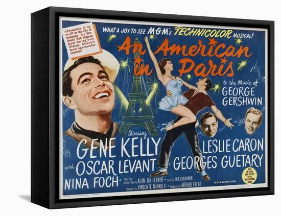 An American in Paris 1951-null-Framed Stretched Canvas