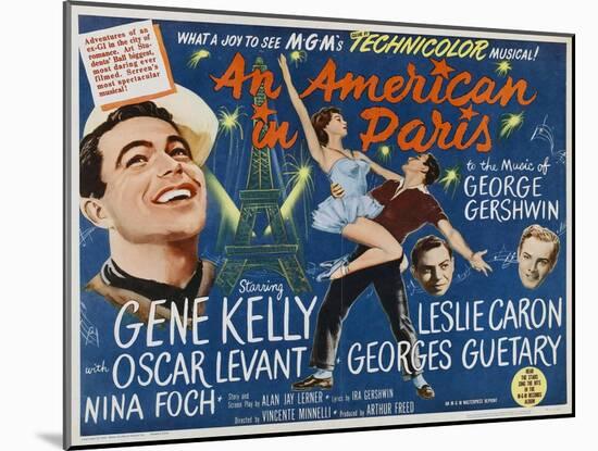 An American in Paris 1951-null-Mounted Premium Giclee Print