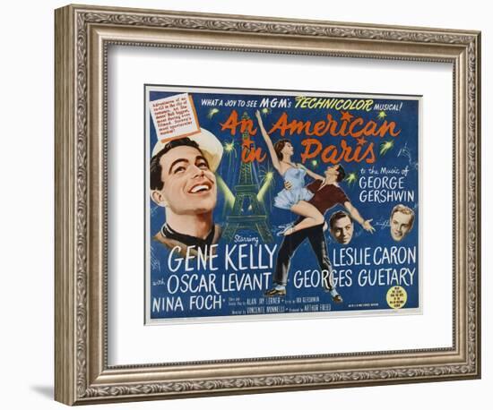 An American in Paris 1951-null-Framed Giclee Print