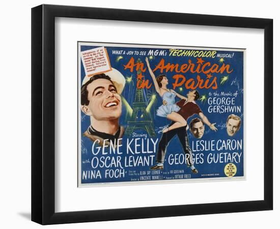 An American in Paris 1951-null-Framed Giclee Print