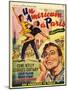 An American In Paris, Film Poster, 1950s-null-Mounted Premium Giclee Print