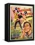 An American In Paris, Film Poster, 1950s-null-Framed Stretched Canvas