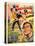 An American In Paris, Film Poster, 1950s-null-Stretched Canvas