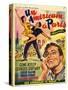 An American In Paris, Film Poster, 1950s-null-Stretched Canvas