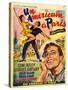 An American In Paris, Film Poster, 1950s-null-Stretched Canvas