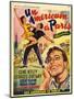 An American In Paris, Film Poster, 1950s-null-Mounted Giclee Print