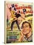 An American In Paris, Film Poster, 1950s-null-Stretched Canvas