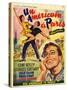 An American In Paris, Film Poster, 1950s-null-Stretched Canvas