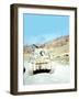 An American M4 Sherman with Mounted Machine Gun Passing a Group of Sheep in the Mountains-null-Framed Photographic Print