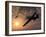 An American P-51 Mustang Gives Chase to a UFO-Stocktrek Images-Framed Photographic Print