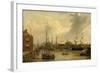 An American Packet running for Swansea Harbour-George Chambers-Framed Giclee Print