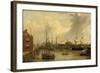 An American Packet running for Swansea Harbour-George Chambers-Framed Giclee Print