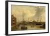 An American Packet running for Swansea Harbour-George Chambers-Framed Giclee Print