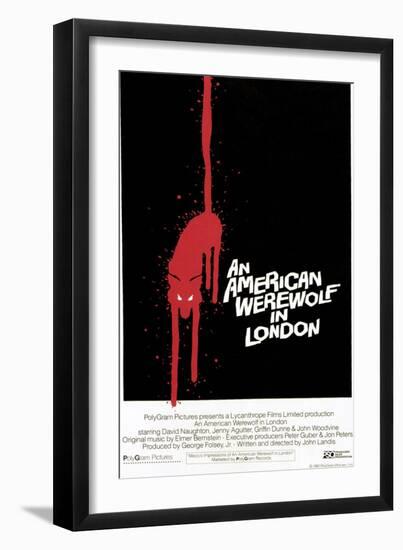 An American Werewolf In London, 1981-null-Framed Art Print