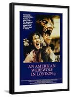 An American Werewolf In London, David Naughton, Jenny Agutter, David Naughton, 1981-null-Framed Art Print