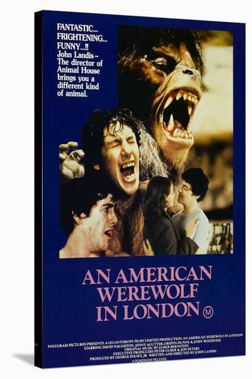 An American Werewolf In London, David Naughton, Jenny Agutter, David Naughton, 1981-null-Stretched Canvas